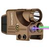 Green Purple Laser Beams with 800 Lumens Flashlight for Pistols, 3 in1 Laser Light Combo, Tactical USB Rechargeable Laser Sight, Strobe & Steady Flashlight for Picatinny Rail