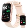 Parsonver Fitness Tracker with Step Counter/Calories/Stopwatch, Health Activity Tracker with Heart Rate Sleep Monitor, IP68 Waterproof Smart Watch 110+ Sport Modes Pedometer Watch for Women, Rose Gold view 1
