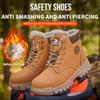 Bestgift Labor Insurance Shoes Anti-Smash wear-Resistant Steel Head Labor Insurance Shoes Black 12 view 2