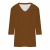 3/4 Length Sleeve Womens Tops Womens V Neck Tops Women's Tops 3/4 Sleeve Fall Clothes for Women 2025 Blusas Manga 3/4 para Mujer view 3