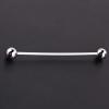 6CM Men Silver Plated Tone Steel Collar Tie Pin Stud Barbell Bar Clip Clasp Brooch view 4