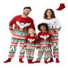 Harry Potter Family Christmas Pajamas Matching Sets Hogwarts Xmas Pjs Hedwig Owl Christmas Tree Top and Pant Set Red for Couples His and Hers Men L view 1