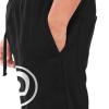 WQTJKMDD Krav MAGA Logo Sweatpants Men's Cotton Sport Pants Black view 2