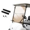 Golf Cart Windshield For Yamaha G29/Drive 2007-2016, 3/16" (5MM) Thicken Foldable, Tinted UV Protection and Impact Resistant Acrylic - Tinted view 1