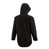 8 Fans Men's Hooded Jacket - 20000mm Waterproof Coats for Men Outdoor Work Hiking with Pockets, Windproof Fishing Jacket (US, Alpha, 3X-Large, Regular, Regular, Black) view 3