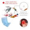 2 Pieces Scrub Caps Women Scrub Caps Women Ponytail Surgical Bouffant Caps for Women for Hospital Birds Branch Flowers Multicoloured view 2