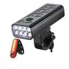 10000mAH Bike Lights 4000 Lumens LED Bike Lights Front and Rear Set USB Rechargeable Bike Lights for Night Riding and Road Biking with 4+4 Modes Durable Waterproof (8 Light,Headlight+Taillight) view 1