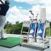 Lauren&Harold Golf Bag Organizer - Fits 2 Bags, Clubs & Accessories - Garage, Shed, Basement Storage, White view 2