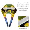 2 Pieces Scrub Caps Women Dental Scrub Caps Nursing Scrub Caps for Beauty Salon Grape Leaves Sunshine view 4