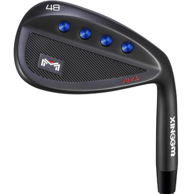 Forged Golf Wedge Set for Men or Individual 48/50/52/54/56/58/60 Degree Gap Wedge Sand Wedge for Men Right Hand,Milled Face for More Spin (Black, RH,48 Degrees)