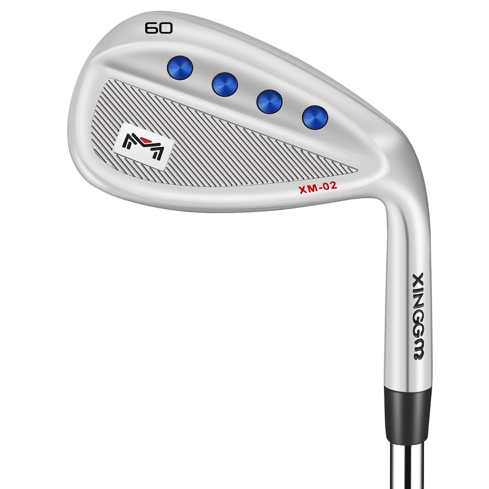 Forged Golf Wedge Set for Men or Individual 48/50/52/54/56/58/60 Degree Gap Wedge Sand Wedge for Men Right Hand,Milled Face for More Spin (Silver, RH,60 Degrees)