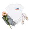 Custom T-Shirts for Men and Women Design Your Own Personalized Shirt with Text Image Logo Customizable Front and Back Print Soft Cotton Tee White view 4