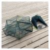HDNSAUD Mesh Fishing Cage Folded Fishing Trap Nets Portable Cages Mesh Nets Outdoor Fishing Fish Catcher Catch Fishing Net(6 Holes) view 3