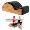 MonDAY To SunDAY Pilates Spine Corrector Body StretchingPilates Spine Supporter Home Gym Low Load Small Muscle Group Exercise Body Reshaping (Rubber Wood Black) view 1