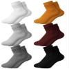 Fourluoo 6 Pairs Kids Girls Slouch Socks Toddler Scrunch Stacked Warm Cotton Long Calf Slouchy Socks for Kids Little Girls(Gray, Red, Yellow, Light Gray, White, Black,9-15 Years)