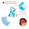 2 Pieces Scrub Caps Women Dental Scrub Caps Scrub Caps Men for Nurse Cats Love Heart Multicoloured view 2
