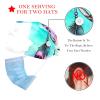 2 Pieces Scrub Caps Women Scrub Caps Women Satin Lined Scrub Caps Surgical Women for Hospital Feather Dream Catcher Multicoloured view 2