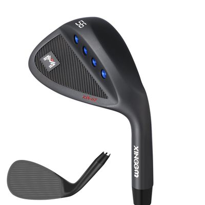 Forged Golf Wedge Set for Men or Individual 48/50/52/54/56/58/60 Degree Gap Wedge Sand Wedge for Men Right Hand,Milled Face for More Spin (Black, RH,56 Degrees)