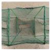 HDNSAUD Mesh Fishing Cage Foldable EEL Mesh Net Crab Crayfish Catcher Shrimp Prawn Hand Trap Fishing Network Fish Trap Cage Netting(2.3m) view 4