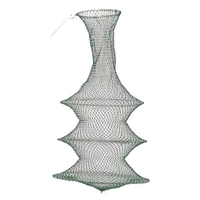 HDNSAUD Mesh Fishing Cage 3/4/5/6 Layers Portable Fishing Net Fish Shrimp Mesh Cage Cast Net Fishing Trap Network Foldable Fishing Net Tackle(6 Layer)