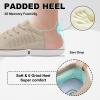 JOINFREE Women's Barefoot Walking Shoes Wide Toe Box Zero Drop Minimalist Sneakers Non Slip Breathable Comfortable Lightweight Walking Shoes Khaki Size 8 view 4