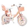 Bixike Girls Bike with Basket for Toddlers and Kids Aged 3-14 Years Old, 12 14 16 18 Inch with Training Wheels & Doll Seat, 20 Inch with Kickstand & Rear Rack, Princess Style Bicycle for Gift. view 1
