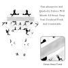 2 Pieces Scrub Caps Women Men's Scrub Cap Surgical Cap for Home Yoga Poses Matchstick Man Pose Multicoloured view 4