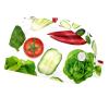 2 Pieces Scrub Caps Women Ponytail Scrub Cap Nursing Scrub Caps for Kitchen Vegetables Cabbage Tomato Multicoloured view 1