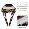 2 Pieces Scrub Caps Women Dental Scrub Caps Nurse Scrub Cap for The Surgeon Vegetable Pork Duck Sauce Multicoloured view 4