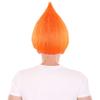 BC GOODS BY Unisex Teens Troll Wigs Collections | Synthetic Fiber Costume Wig for Men and Women | Capless Cap Halloween Colorful 80s Wigs | Trolls TV Movie Cosplay Costume Accessories - Orange view 4