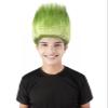 BC GOODS BY Unisex Adult Straight Troll Wigs Collections | Synthetic Costume Wig for Men and Women | Capless Cap Halloween Colorful 80s Wig | Trolls TV Movie Cosplay Costume Accessories - Lime Green view 1