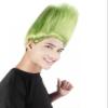 BC GOODS BY Unisex Adult Straight Troll Wigs Collections | Synthetic Costume Wig for Men and Women | Capless Cap Halloween Colorful 80s Wig | Trolls TV Movie Cosplay Costume Accessories - Lime Green view 2