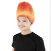 BC GOODS BY Unisex Adult Straight Troll Wigs Collections | Synthetic Costume Wig for Men and Women | Capless Cap Halloween Colorful 80s Wig | Trolls TV Movie Cosplay Costume Accessories - Pumpkin view 3