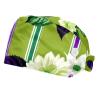 2 Pieces Scrub Caps Women Ponytail Scrub Cap Nursing Scrub Caps for Hospital Striped Peony Flower Floral Multicoloured
