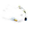 2 Pieces Scrub Caps Women Chef Hat Surgeon Caps for Home Flowers Colourful Elephant Multicoloured view 1