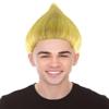 BC GOODS BY Unisex Adult Troll Wigs Collections | Synthetic Fiber Costume Wig for Men and Women | Capless Cap Halloween Colorful 80s Wigs | Trolls TV Movie Cosplay Costume Accessories - Gold view 1