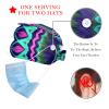 2 Pieces Scrub Caps Women Dental Scrub Caps Nursing Hats for Women for Beauty Salon Cicle Shapes Floral Mandala Multicoloured view 2