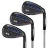 Forged Golf Wedge Set for Men or Individual 48/50/52/54/56/58/60 Degree Gap Wedge Sand Wedge for Men Right Hand,Milled Face for More Spin (Black, 52,56,60 Degrees Set) view 1