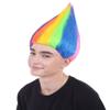 BC GOODS BY Unisex Adult Troll Wigs Collections | Synthetic Fiber Costume Wig for Men and Women | Capless Cap Halloween Colorful 80s Wigs | Trolls TV Movie Cosplay Costume Accessories - Rainbow view 2