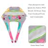 2 Pieces Scrub Caps Women Ponytail Scrub Cap Nursing Scrub Caps for Hospital Dessert Macaron Multicoloured view 4