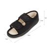 Diabetic Swollen Sandals for Men Women Wide Width Edema Adjustable Extra Wide Open Toe Diabetic Slippers for Swollen Feet Arthritis Elderly Swelling Neuropathy Lymphedema Surgery Recovery Footwear view 2