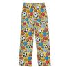 ALAZA Football Soccer Basketball Yellow Pajama Pants Long Sleep Pant Pajama Bottoms Elastic Waist with Pockets 13-14 Years view 1