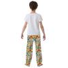 ALAZA Football Soccer Basketball Yellow Pajama Pants Long Sleep Pant Pajama Bottoms Elastic Waist with Pockets 13-14 Years view 3