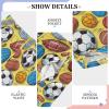ALAZA Football Soccer Basketball Yellow Pajama Pants Long Sleep Pant Pajama Bottoms Elastic Waist with Pockets 13-14 Years view 4