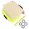 Senrusa 3 Panels Wrist Writing Dive Slate with Pencil Scuba Diving Wrist Slate Underwater Communication Tools (UW-193N Luminous) view 3