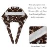 2 Pieces Scrub Caps Women Men's Scrub Cap Surgical Cap for Beauty Salon Wallpaper Shades Carpet Pattern Multicoloured view 4