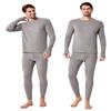 gagli Thermal Underwear Set for Men Long Johns with Fleece Lined Warm Base Layer Top Bottom Set for Cold Weather (Grey, XL) view 4