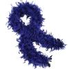 THARAHT Navy Chandelle Turkey Feather Boa 2 Yards 40g for DIY Craft Home Dancing Wedding Mardi Gras Party Halloween Costume Decoration Feather Boa view 1