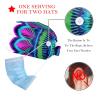 2 Pieces Scrub Caps Women Ponytail Scrub Cap Surgical Caps for Beauty Salon Floral Cicle Shapes Mandala Multicoloured view 2