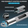 DASKING 4ft/4.9ft Barbell, 2-Inch Standard Detachable Bar, Portable Strength Training Bar for Weightlifting, Squat, Bench Press, Home Gym, 450LBS, Includes Silent Collars view 2